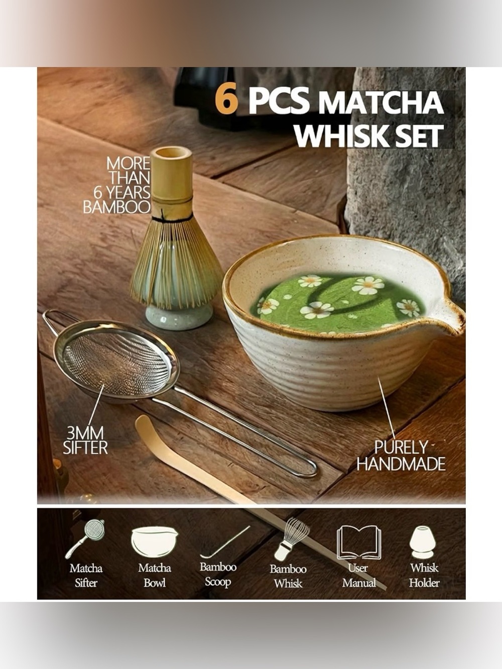 Matcha Whisk Set - Picture 2 of 10